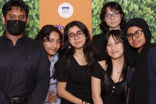 YMA students at the Office of the Mayor